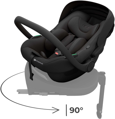 Kinderkraft I-LITE Babybilstol, Graphite Black
