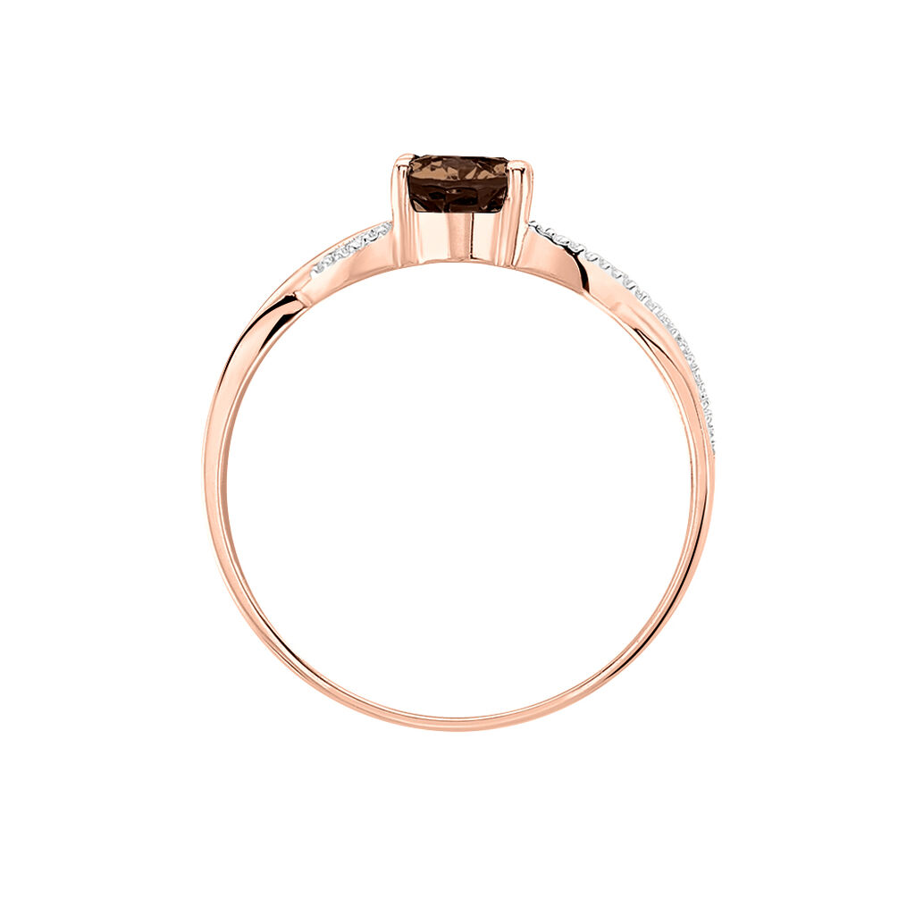 Bague Candice Or Rose Quartz
