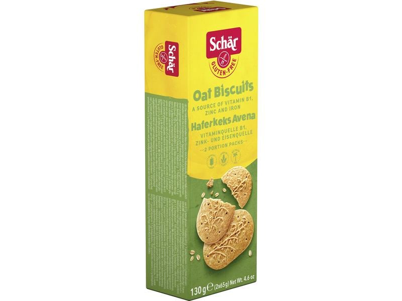 Dr.Schär Guetzli Avena Haferkeks glutenfrei 130 g Mürbeteigkeks mit Hafer