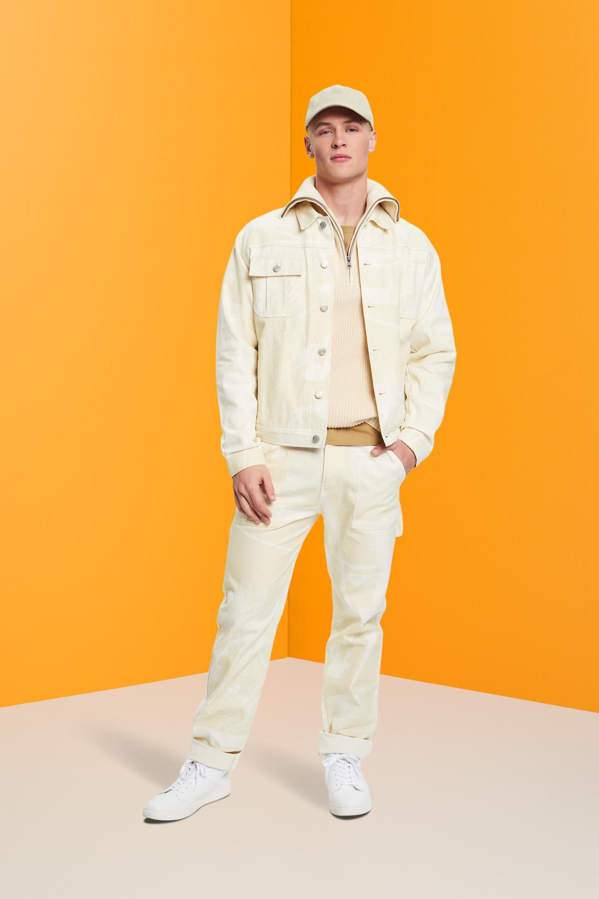 Veste de style trucker à motif