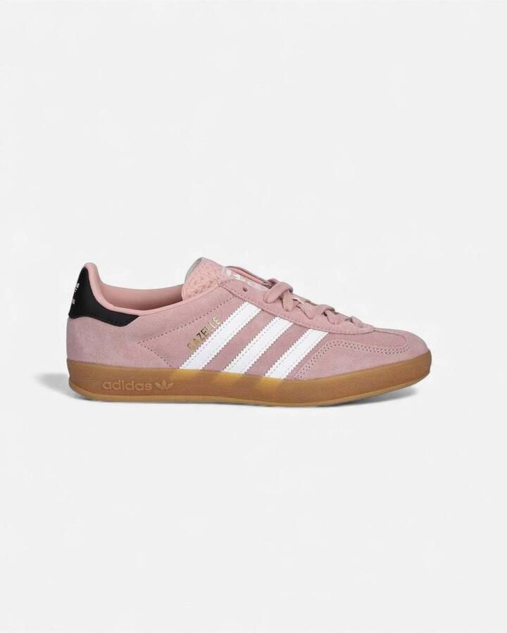 Adidas Lage Sneakers Gazelle Indoor Wonder Mauve Cloud White Core Black (GS)