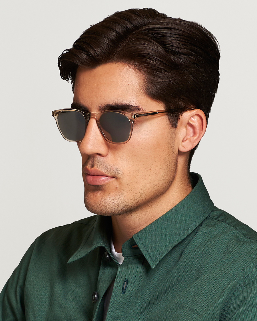 Saint Laurent SL 28 Sunglasses Beige/Silver