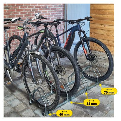 Rack Mottez pour 4 Vélos