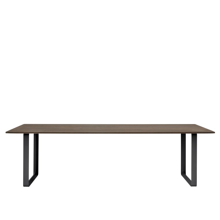 Muuto 70/70 tafel 255x108 smoked oak zwart