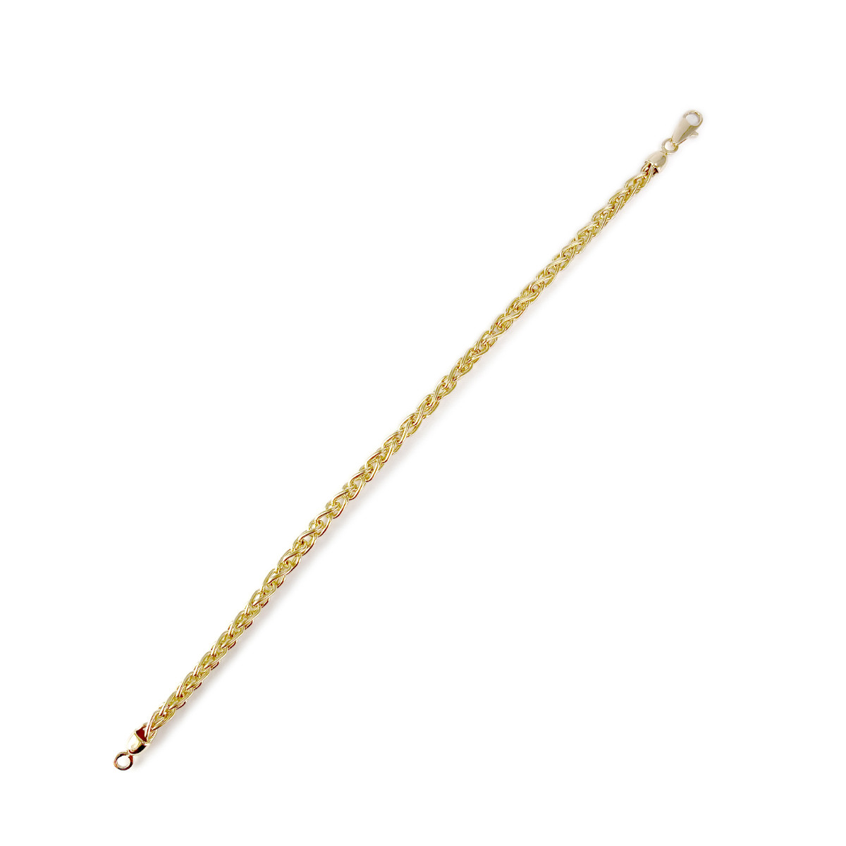 Bracelet d'occasion or 750 jaune 19 cm