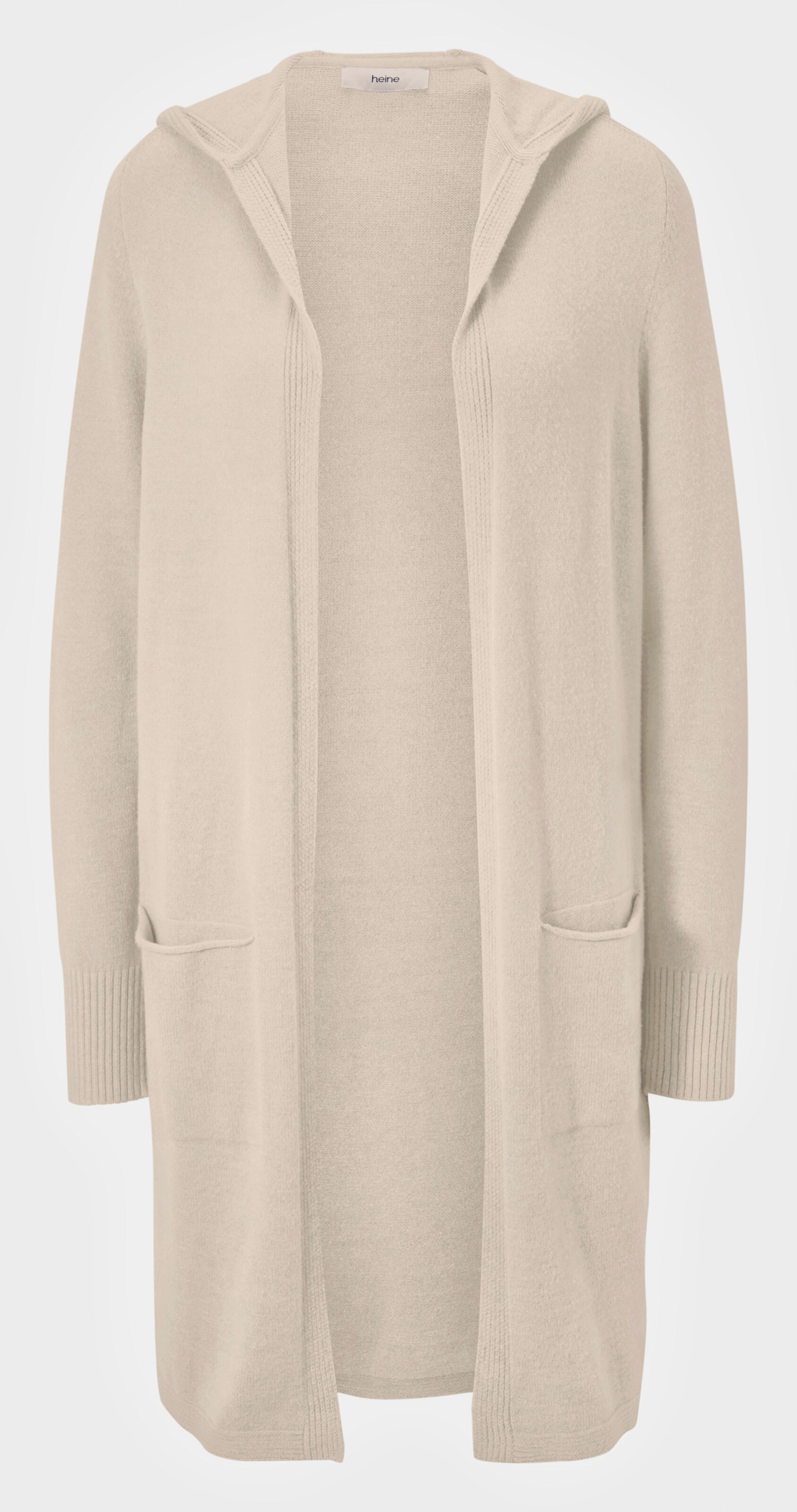 Long-Strickjacke