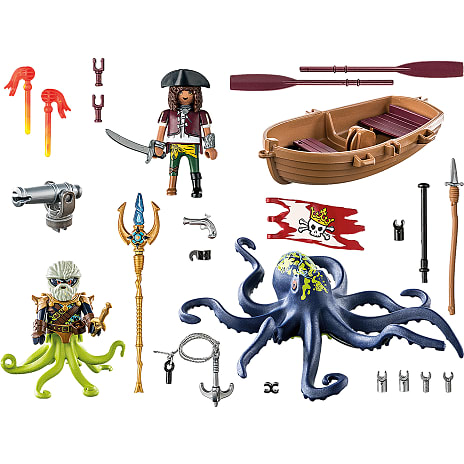 Playmobil 71419 kamp mod blæksprutte