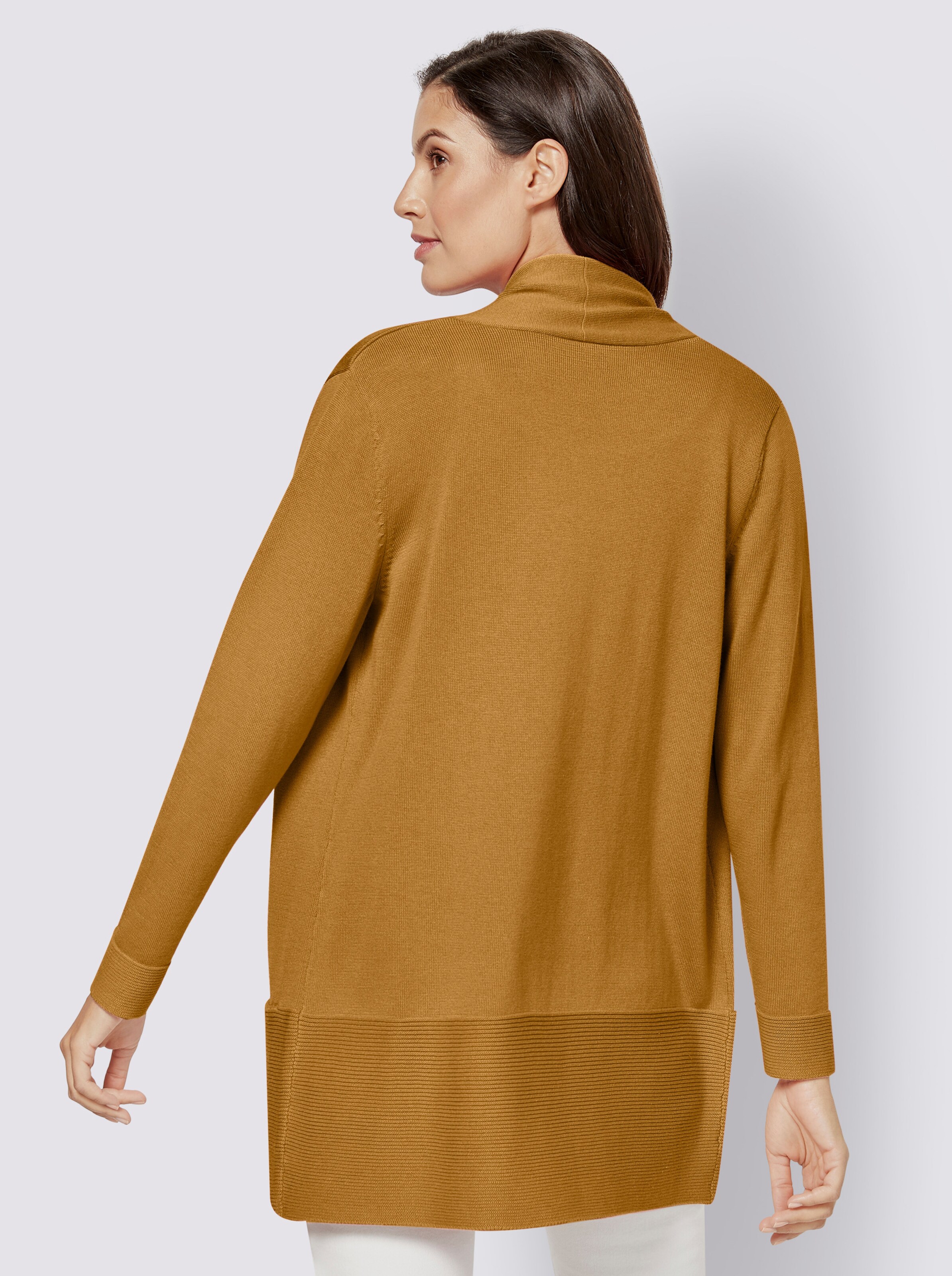Longstrickjacke