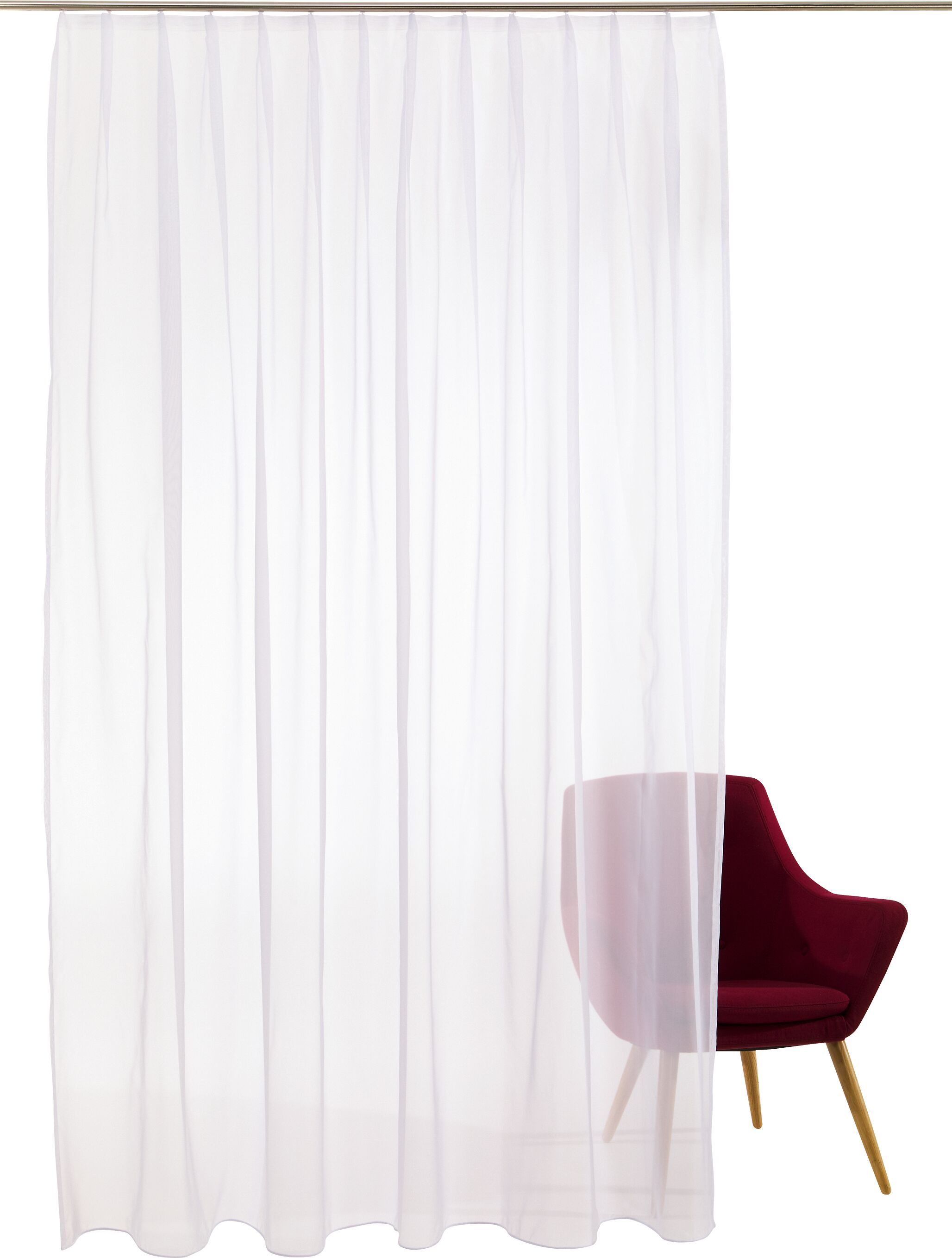 GALA, Tagvorhang - Weiss / B: 130.0 cm x H: 180.0 cm