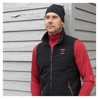 Ivanhoe Gilet sans manches Elton Full Zip Bleu électrique pour homme en laine-Bleu