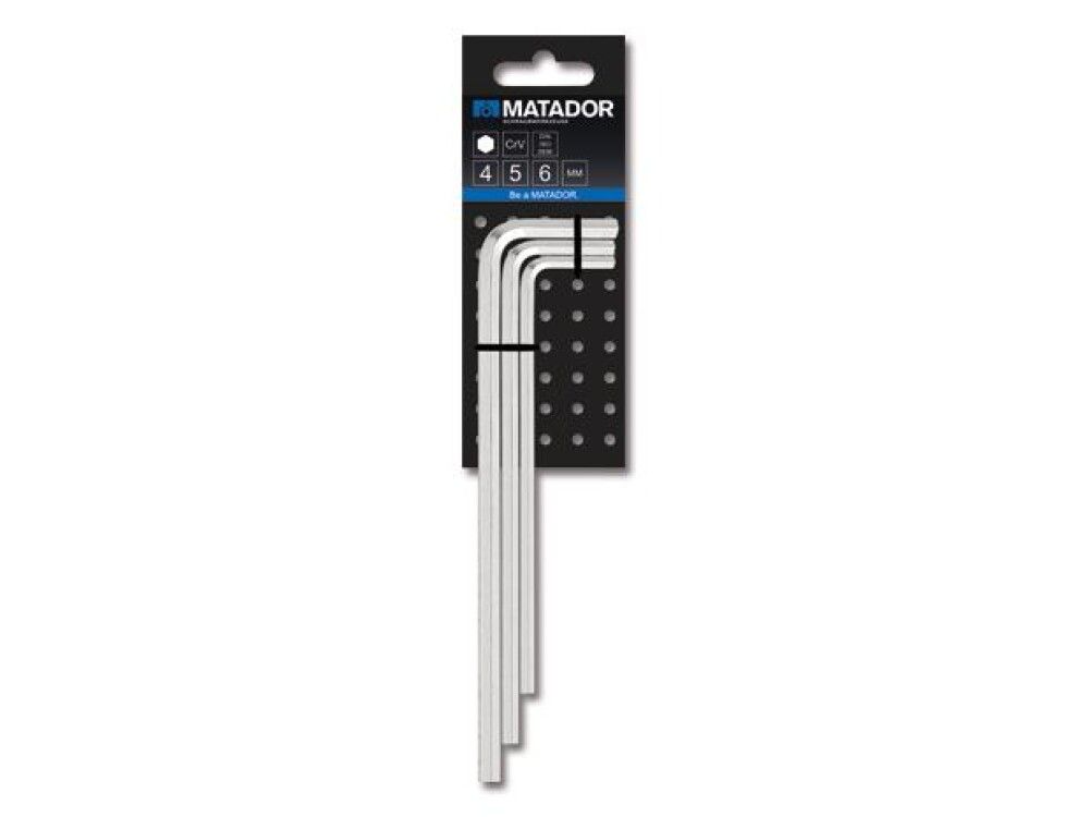 UNBRAKONØKKEL MATADOR 3-DELER 4/5/6MM