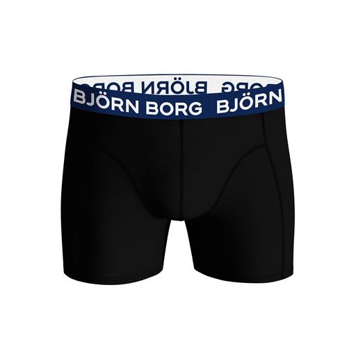 Björn Borg Cotton Stretch 3-pak Boxershorts, Sort/Blå, M
