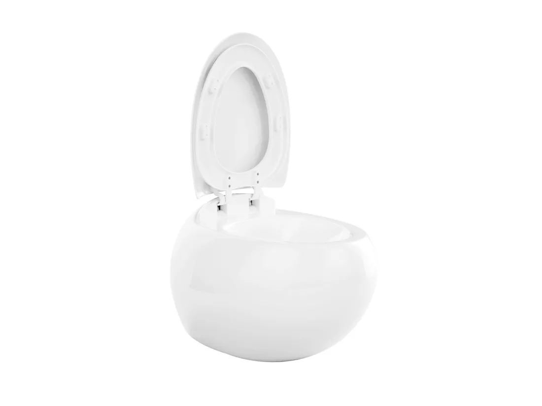 WC suspendu blanc en céramique - HURO II