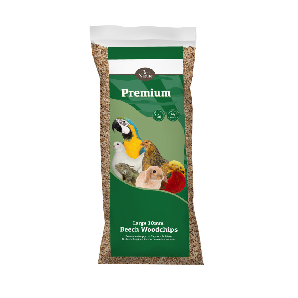Deli Nature Premium Beukenhoutsnippers 10 mm Grof12,5 kg