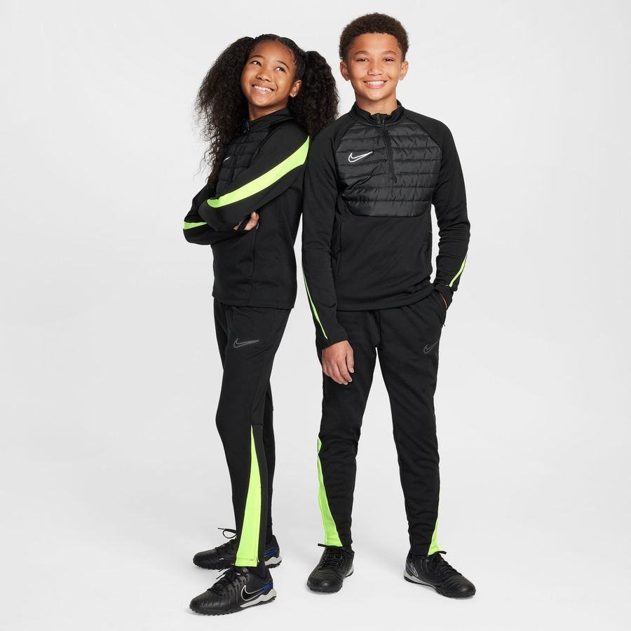 Nike Bas de Survêtement Therma-FIT Academy KPZ Winter Warrior - Noir/Jaune Fluo/Argenté Enfant