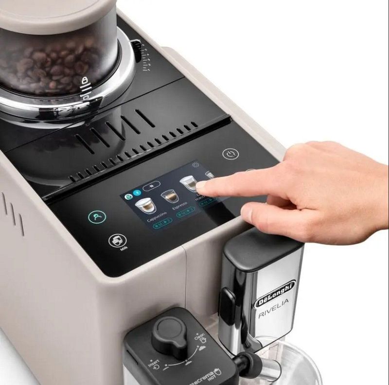 Rivelia - EXAM440.55BG - Volautomatische Espressomachine - Zwart - RVS