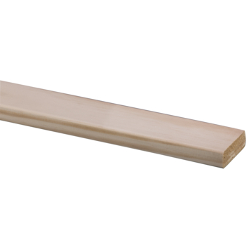 Lat geschaafd grenen D-vorm 18x55mm 210 cm