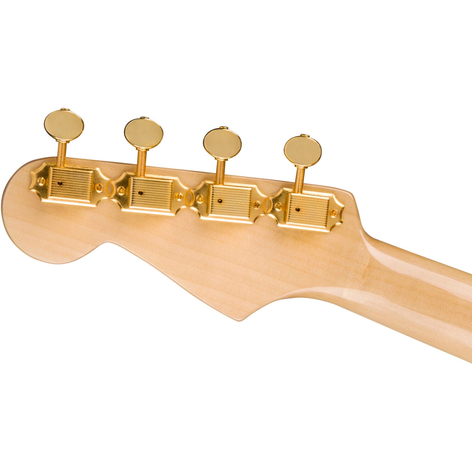 Fender FSR Fullerton Strat Uke Fiesta Red elektrisch-akoestische concert ukelele