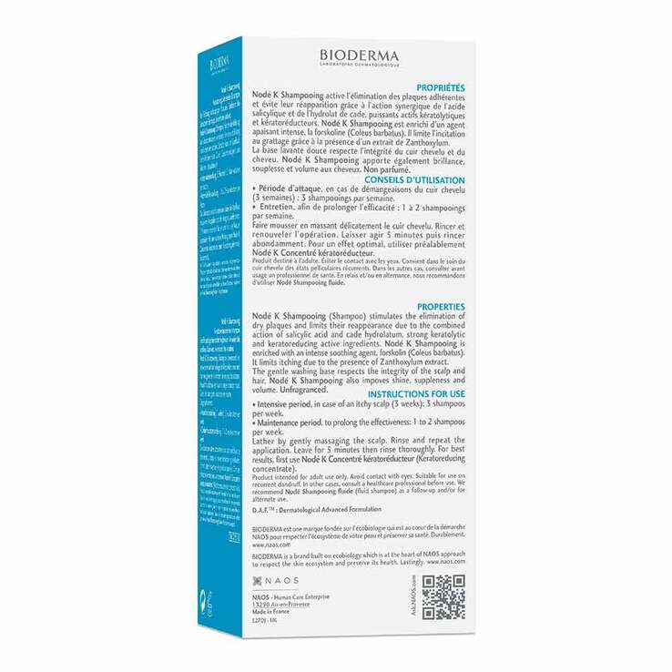 Bioderma Node K Shampoo für trockene Schuppen und Kopfschuppen, 150 ml