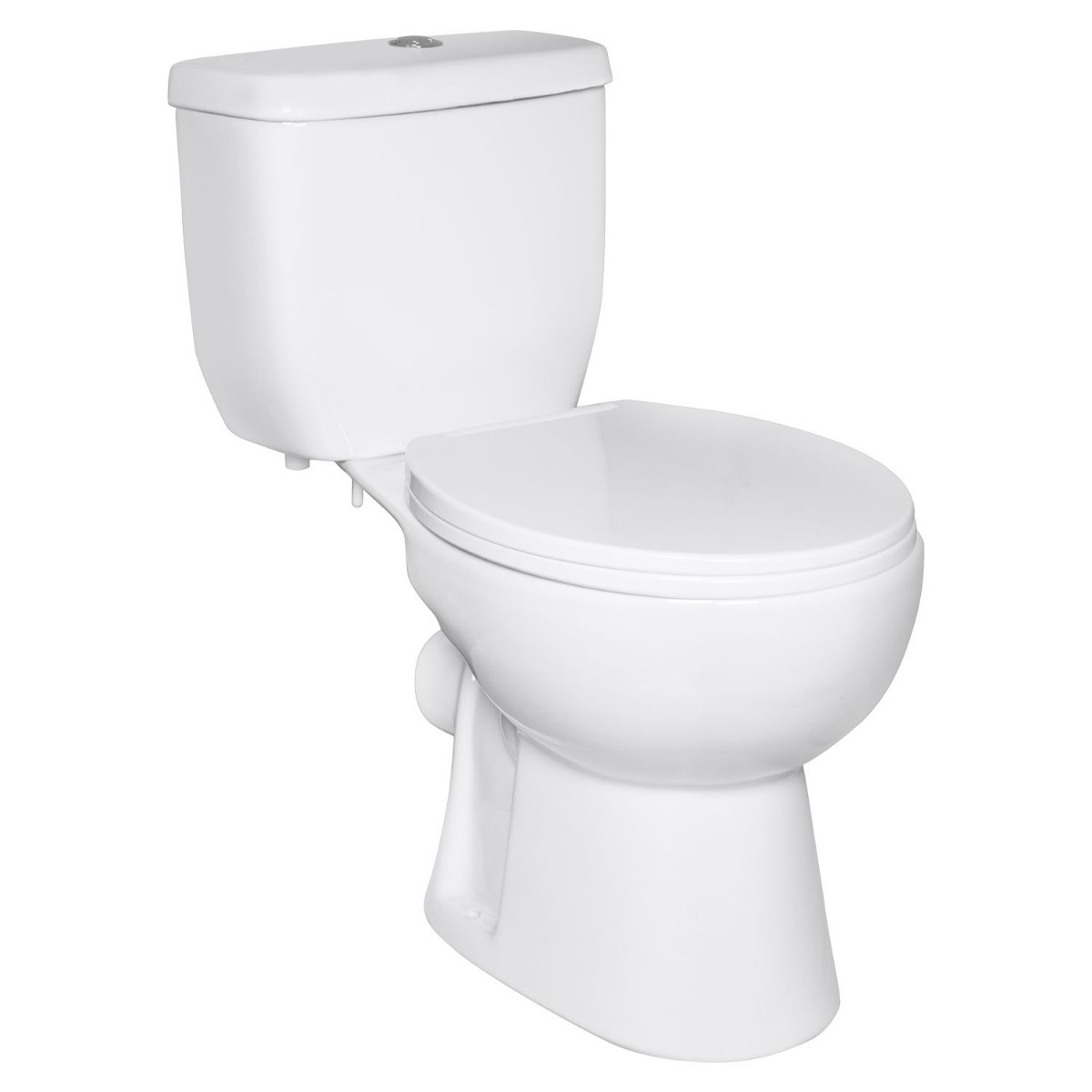 Kerra Tetra staand toilet 67x38cm wit met vortexspoelsysteem