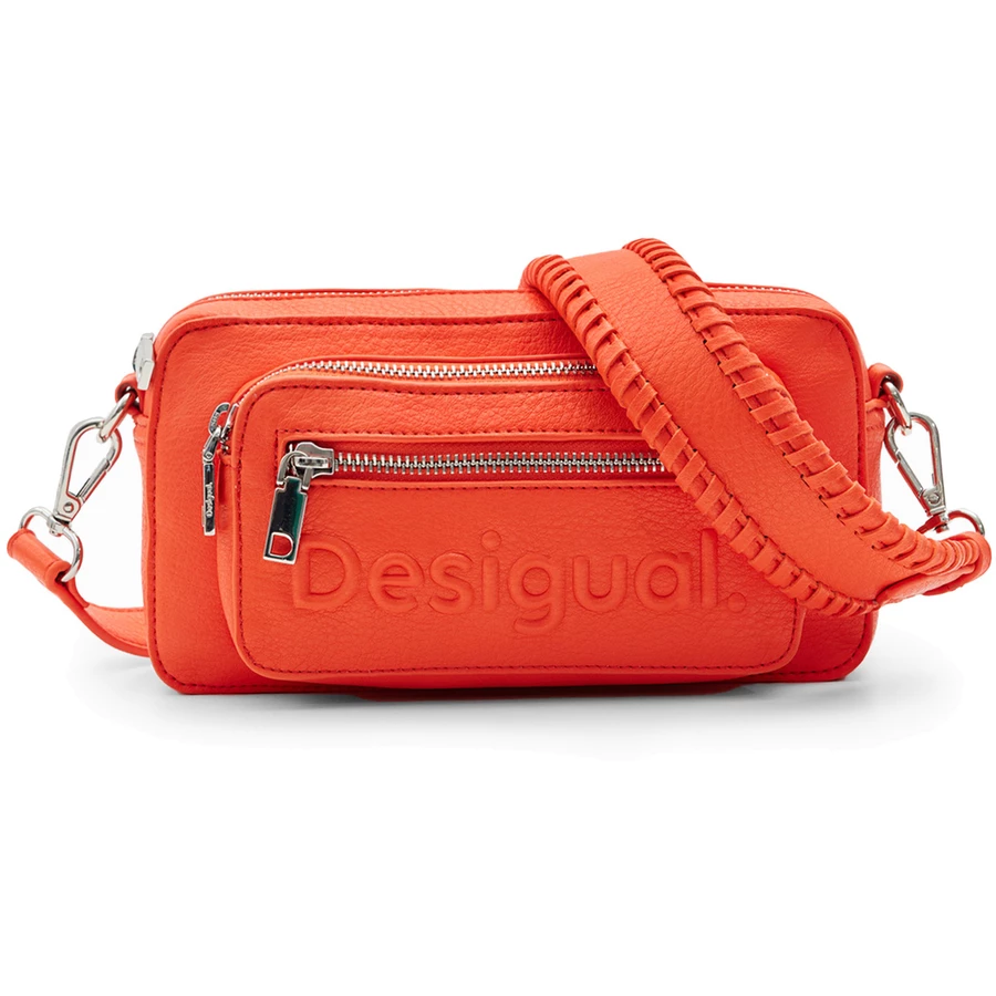 Desigual Half Logo 24 Cambridge 2.0 - Schultertasche 22 cm orange