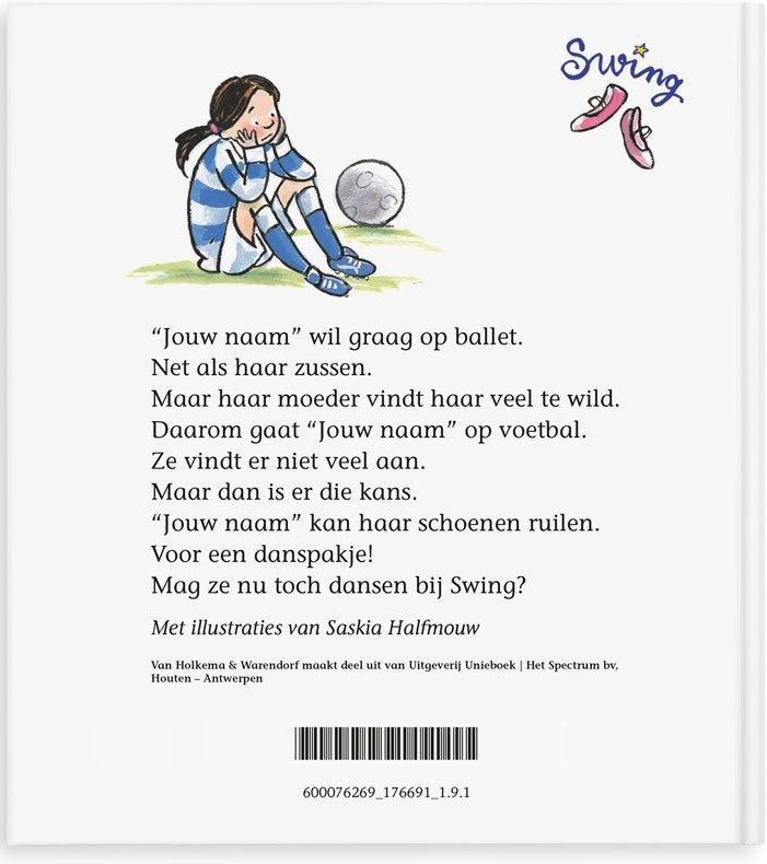 Boek met naam en foto - Pip wil dansen - Softcover