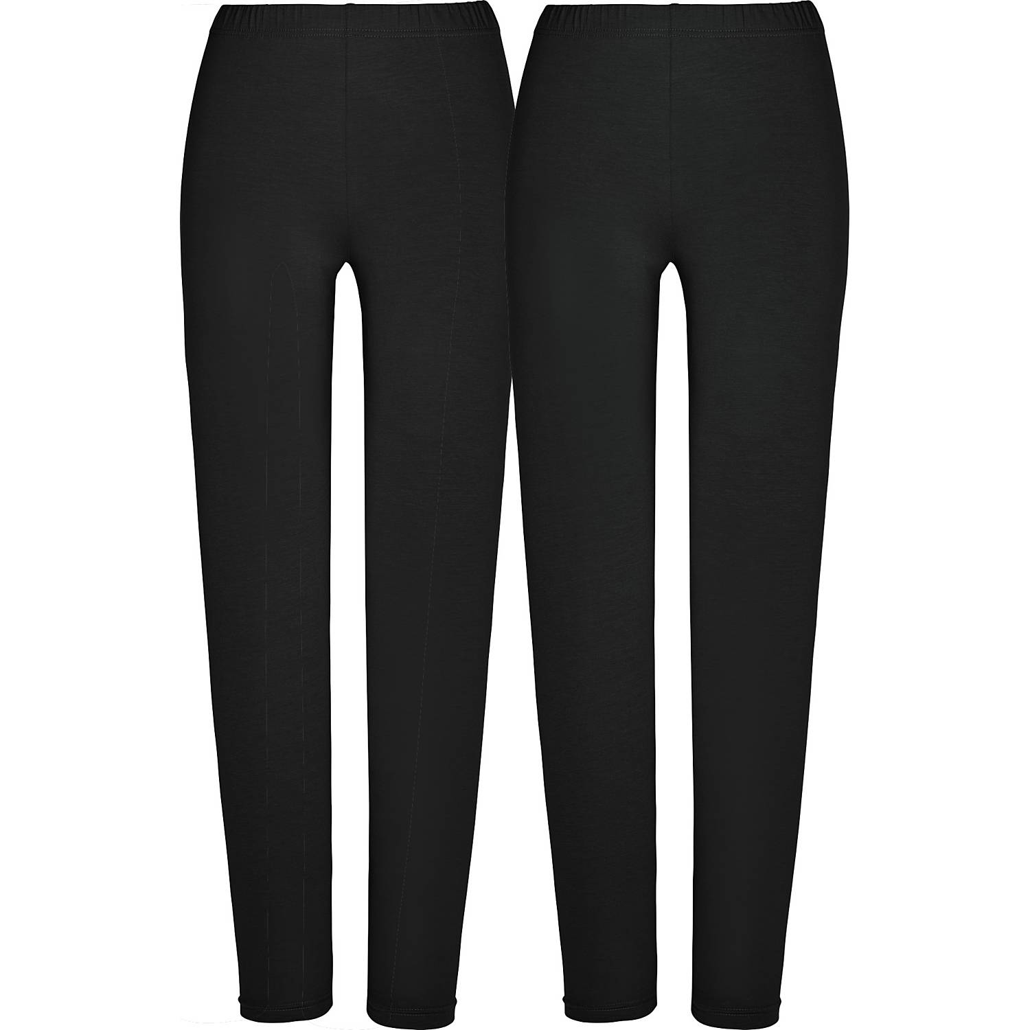 REDBEST Single-Jersey Damen-Leggings lang im 2er-Pack