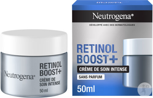 Neutrogena Anti-Âge Retinol Boost+ Soin Intensif Pour Le Visage Sans Parfum Pot 50ml