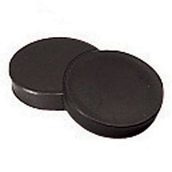 12 aimants ronds Ø 20 mm noir