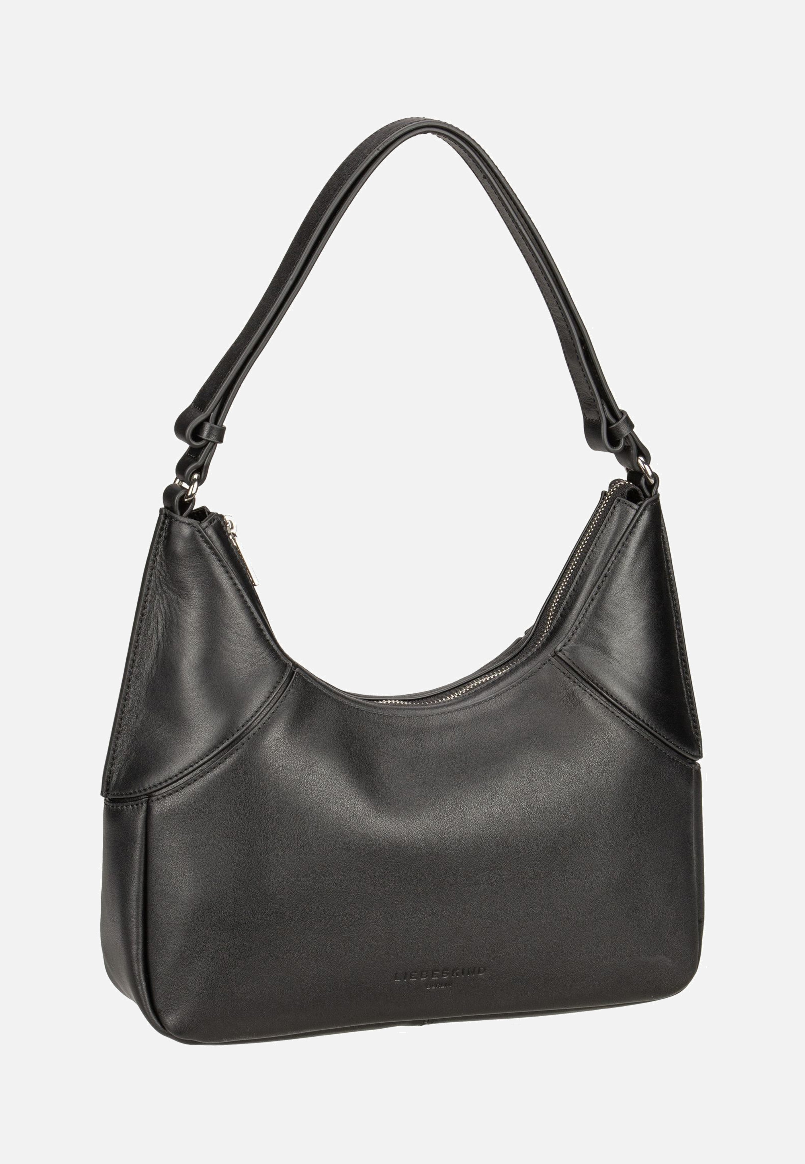 Lilly S Soft Nappa Black - Hobo Bag