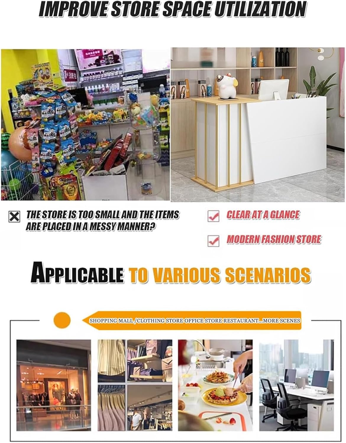 Empfangstheke, Einfacher, Moderner Supermarkt, Minimarkt, Hotel, Kleine Bar, Schönheitssalon, Bekleidungsgeschäft, Kassierer, Rezeption, Kasse Für Den S(C,140CM)