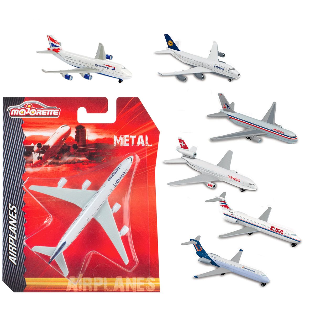 Avion en métal Majorette