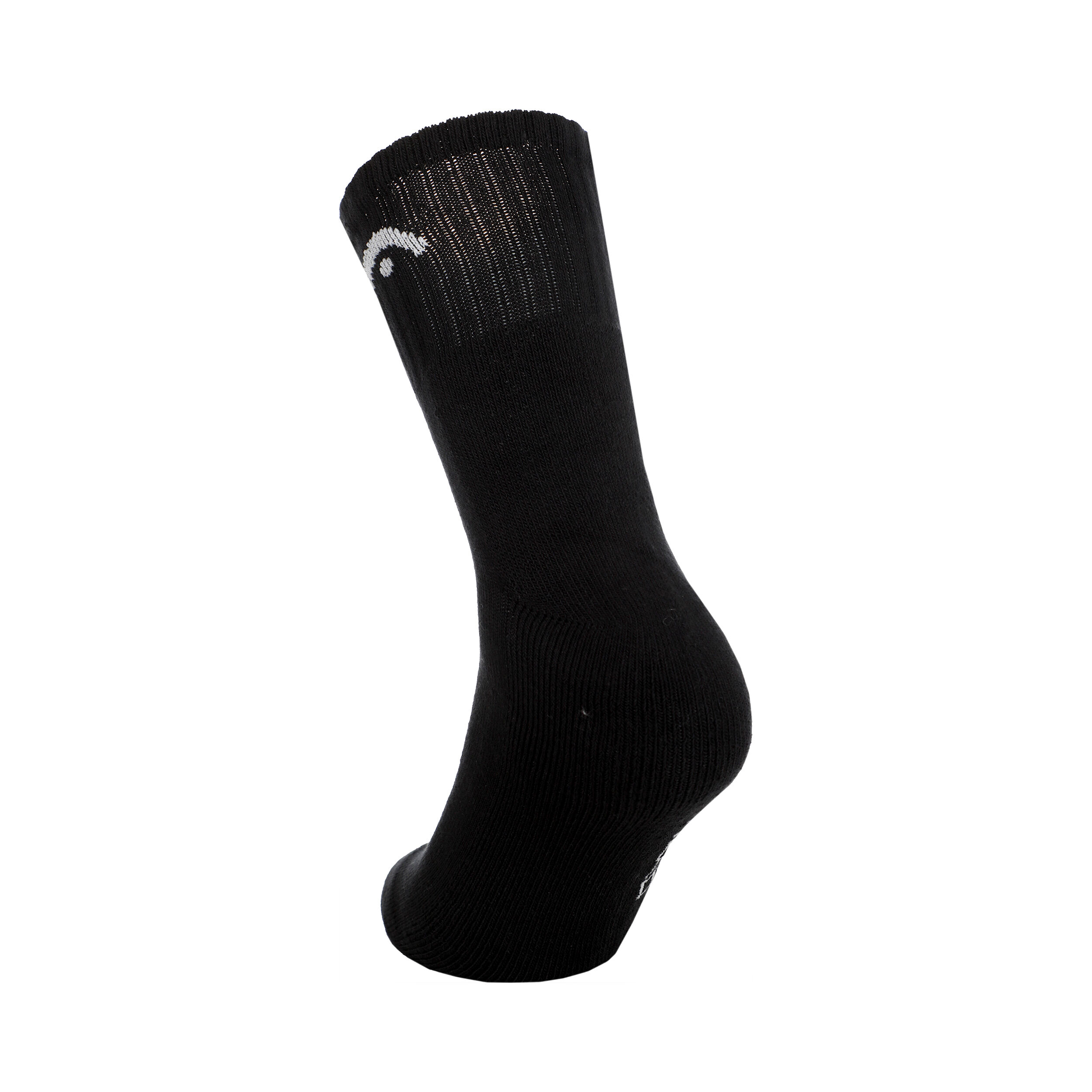 HEAD Club Short Crew Chaussettes De Tennis Pack De 3 - Noir