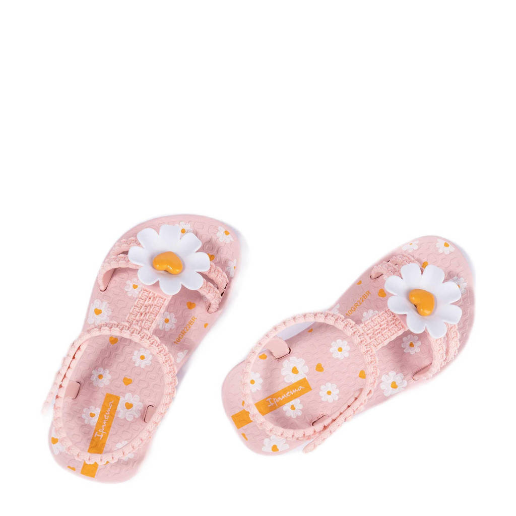 Ipanema Daisy Babygebloemde sandalen lichtroze