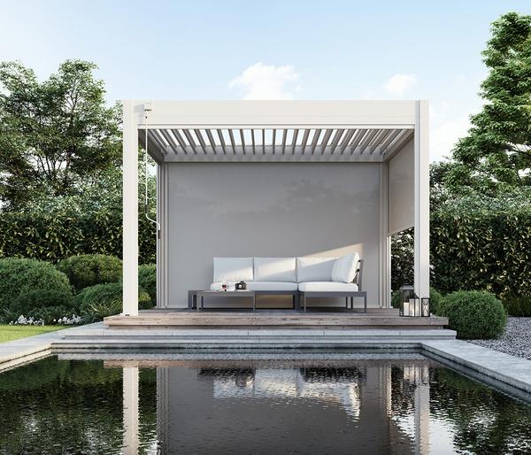 Weide Sonnenrollo für Deluxe/Classic Pergola,