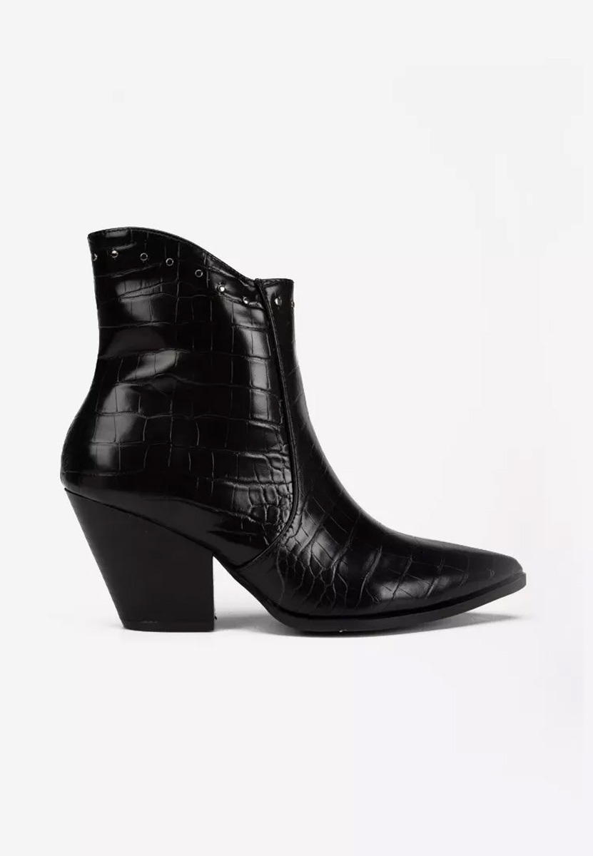 Bottines western femme noires Thera