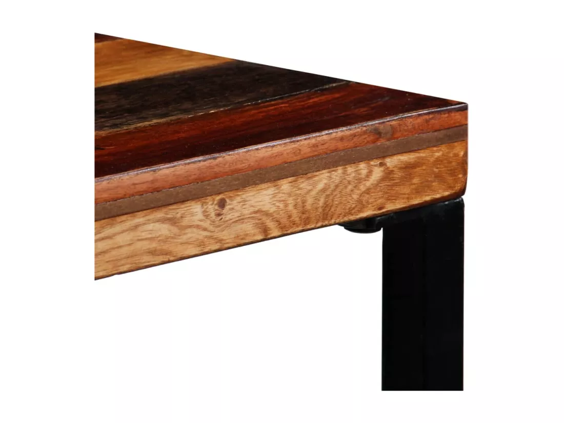 Table de bar Bois recyclé solide 70 x 70 x 106 cm
