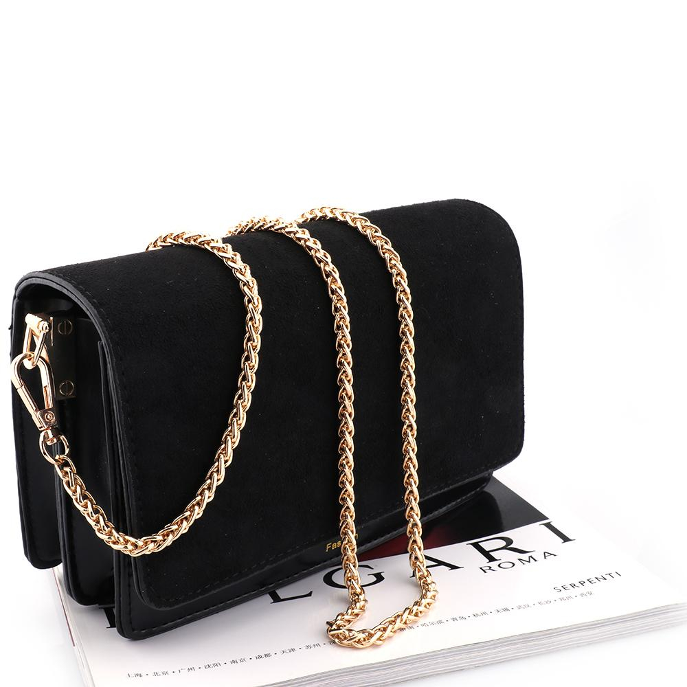 (120cm) Ersatz Schultergurt Handtaschen Metall Riemen Kette Breit - Gold