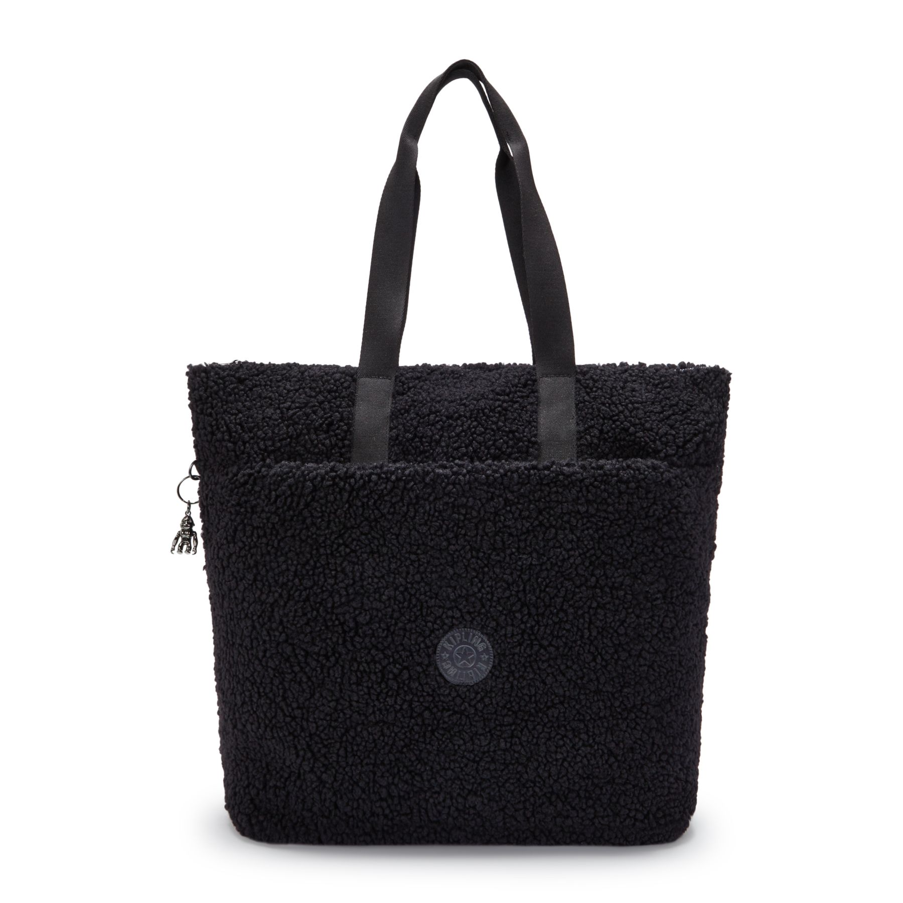 GLYNN Grand fourre-tout avec fermeture zippée - Black Fuzz