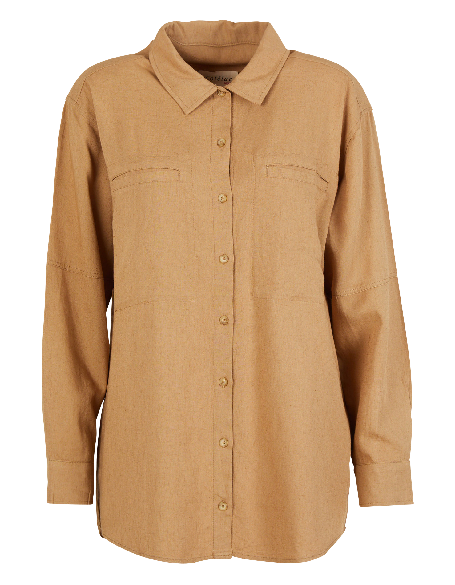LOUKA - Chemise col classique| Marron