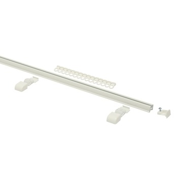 Gordijnrail Endless wit complete set 200 cm