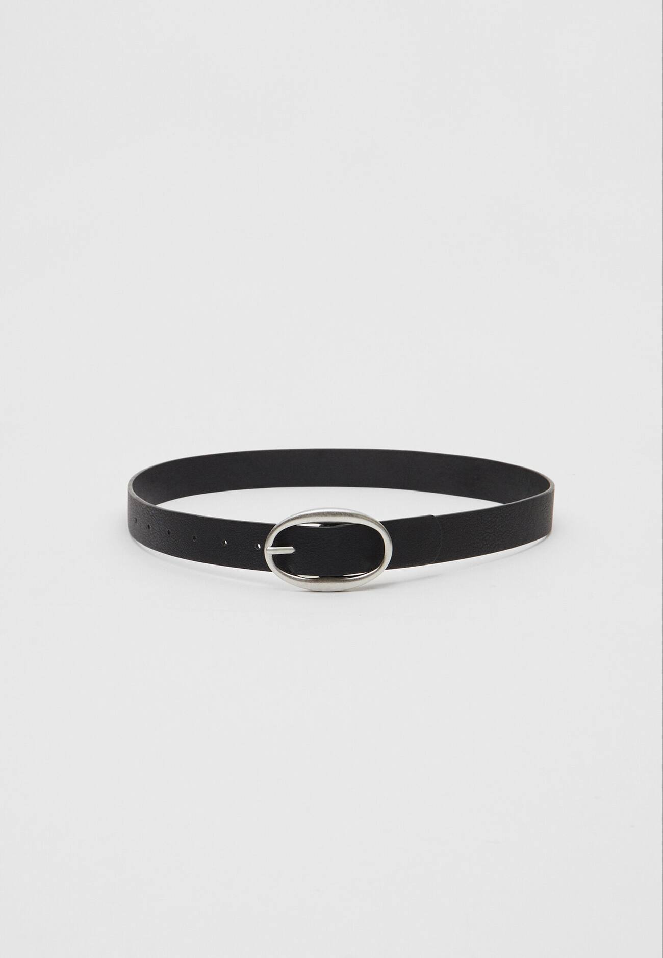 Cinto com fivela oval
