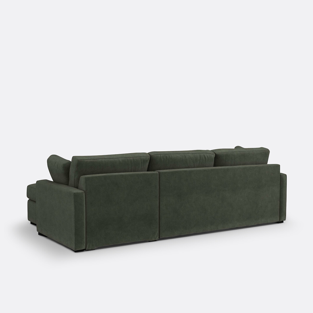 LA REDOUTE INTERIEURS<br>Sofá-cama de canto em veludo de espuma premium HR Timor