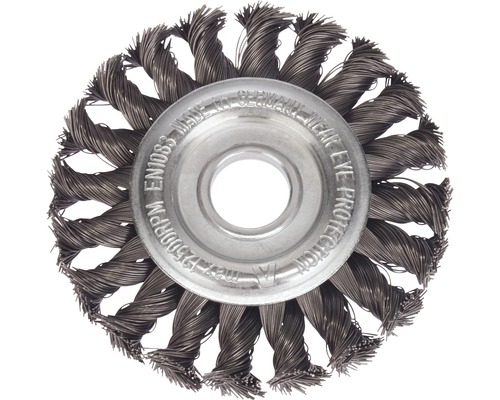 Lessmann ronde vlechtborstel Ø 115 mm staaldraad