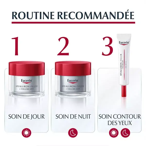 Creme Noturno Antienvelhecimento Eucerin Hyaluron Filler + Volume Lift 50ml