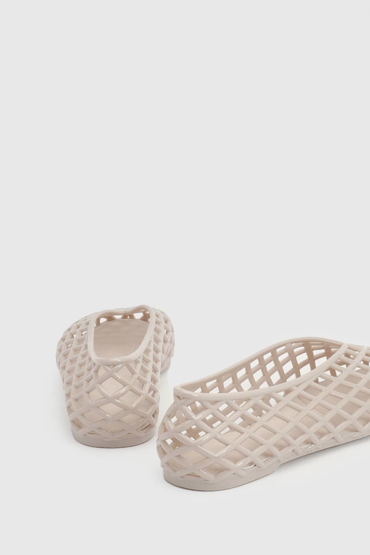Oasis Ballerines En Plastique Ajouré Lena