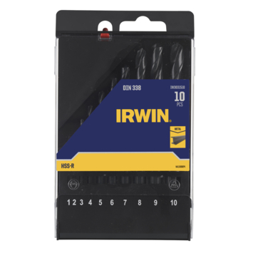 Irwin HSS pro metaalborenset 10-delig Ø1-10 mm