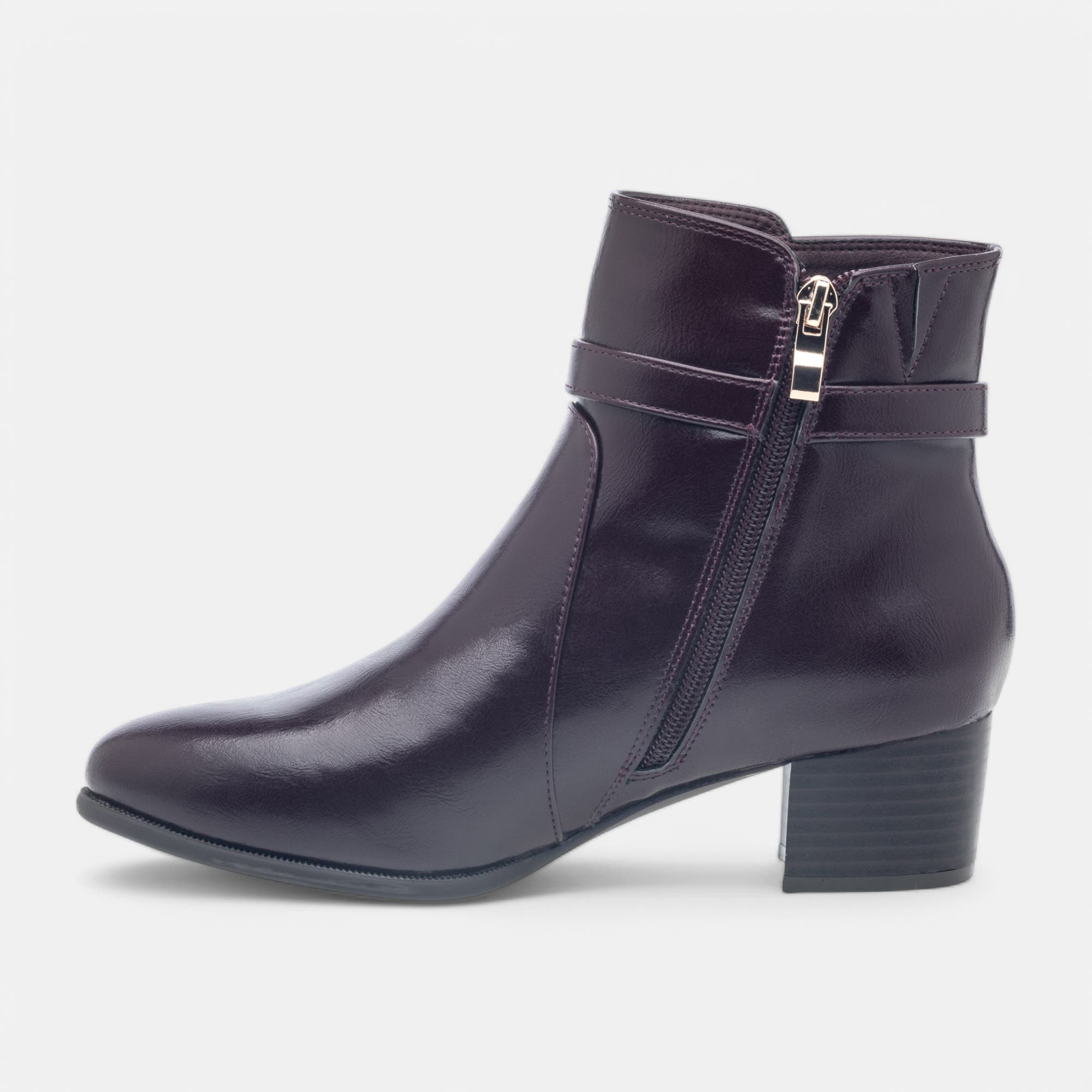Bottines Femme bordeaux