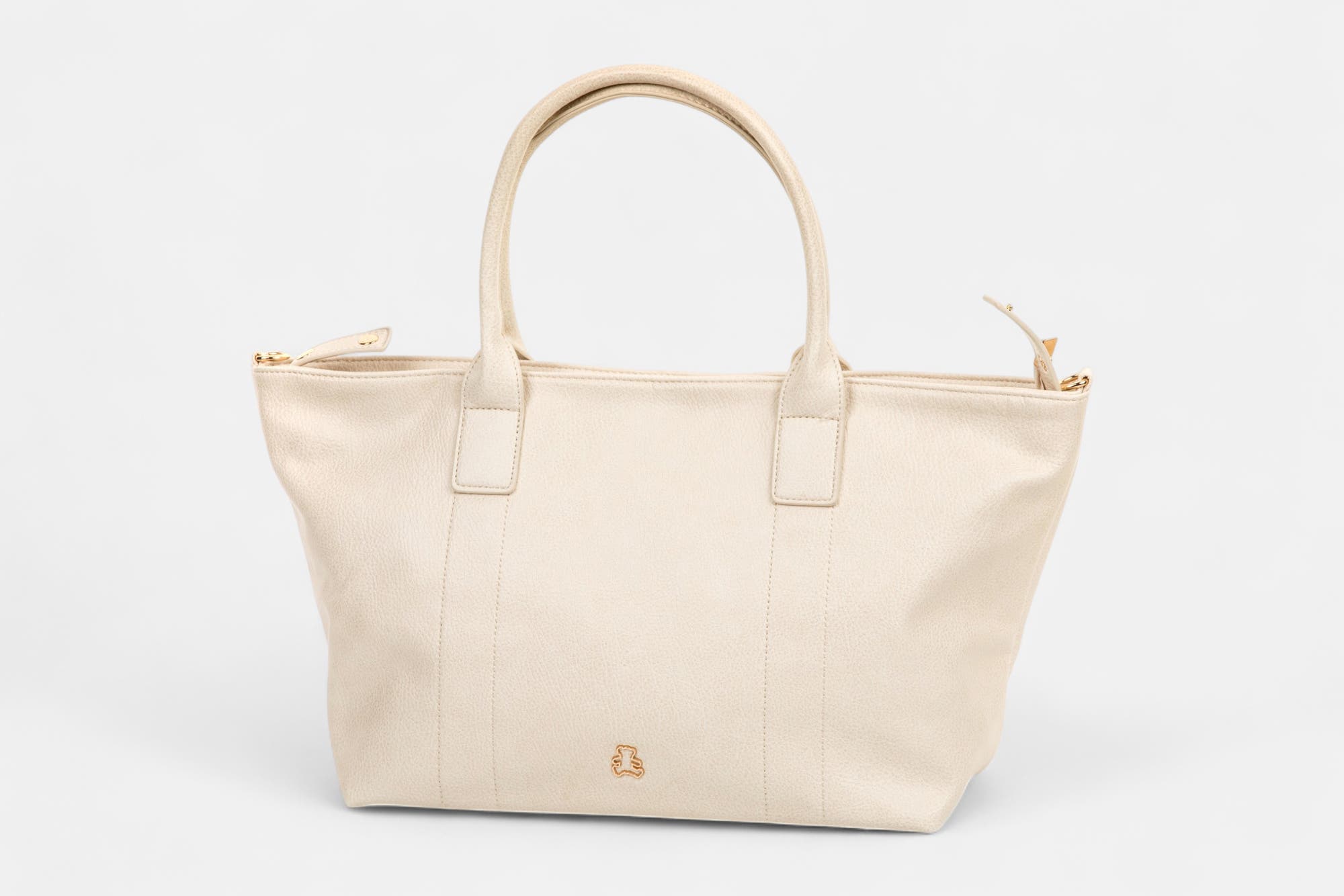 Sac de shopping beige