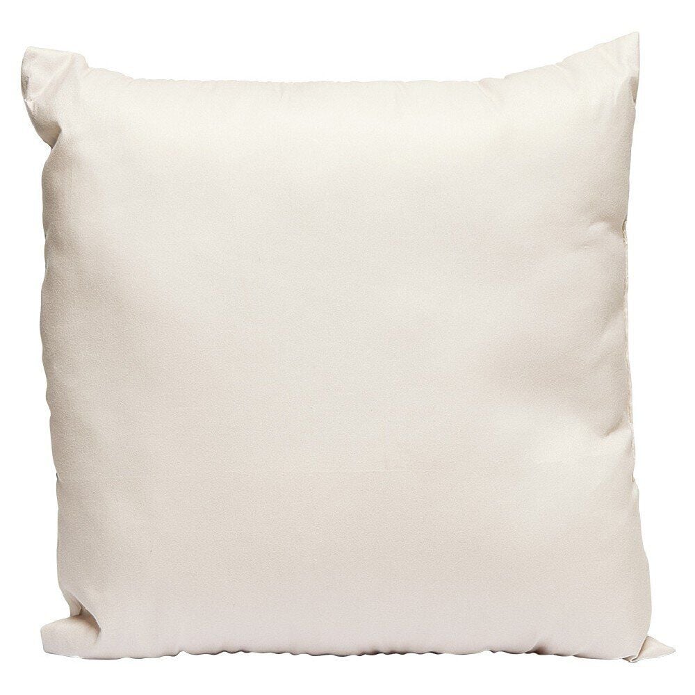 Coussin carré en polyester taupe